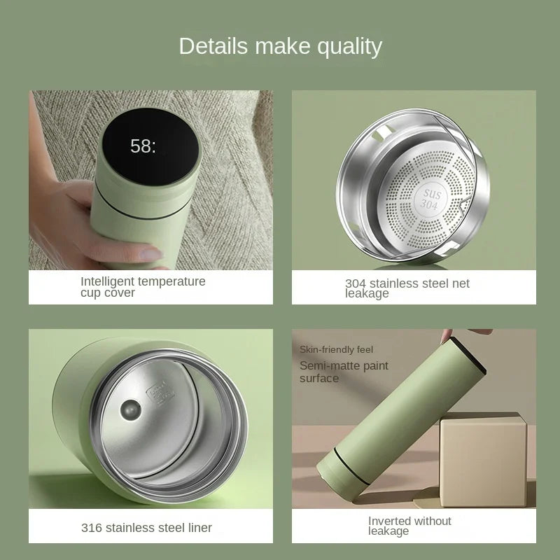 Smart Hydration Thermos Cup