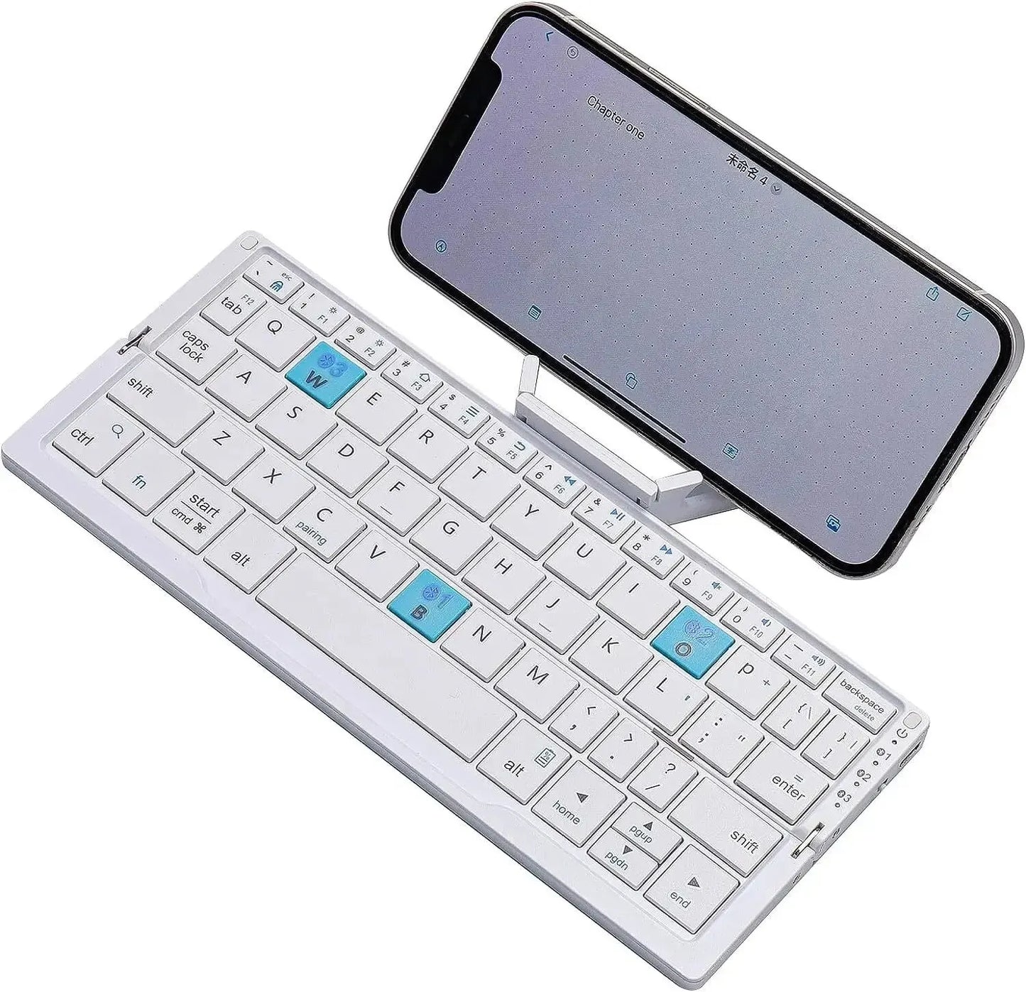 Compact Bluetooth Keyboard Stand For Any Phone